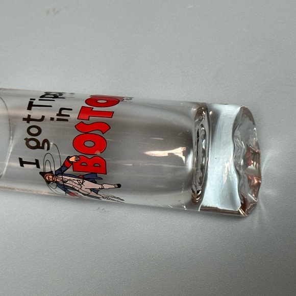 Rare I Got Tipsy In Boston Tilted Shot Glass - Picture 4 of 6